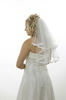 2012 Hot Sale Tulle Satin White Wedding Bridal Veil