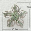 Alloy Brooch, with mideast rhinestone