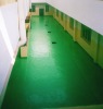 epoxy resin fiber glass laminate floor coating system