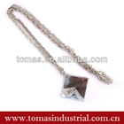 Customized popular stainless steel necklace chain wth pendant