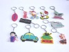 Beautiful promotional rubber keychain