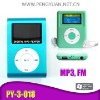 1.2inch display screen MP3 Player with FM