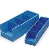 Corrugated plastic stacking tray