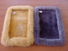 Sheepskin door mat