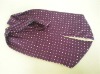 purple dot silk cravat