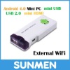 MK802 Allwinner A10 Android 4.0 Mini PC with HDMI, support Video