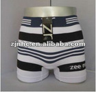 men's boxer briefs strips pattern seamless